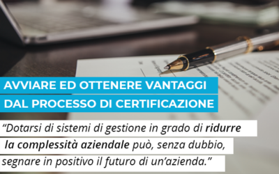 Il processo di Certificazione in 5 punti