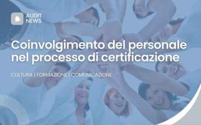 Il coinvolgimento del personale nel processo di certificazione
